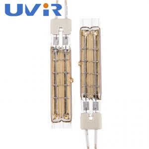 China Golden Twin Tube Infrared Lamps , Halogen Infrared Heaters 58V 270W For Medical on sale