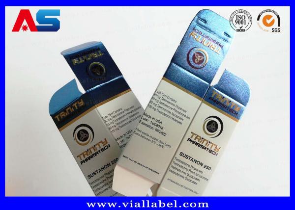 40*40*70mm Pharmaceutical Packaging Box Small Pill Box Gold Foil Metalic