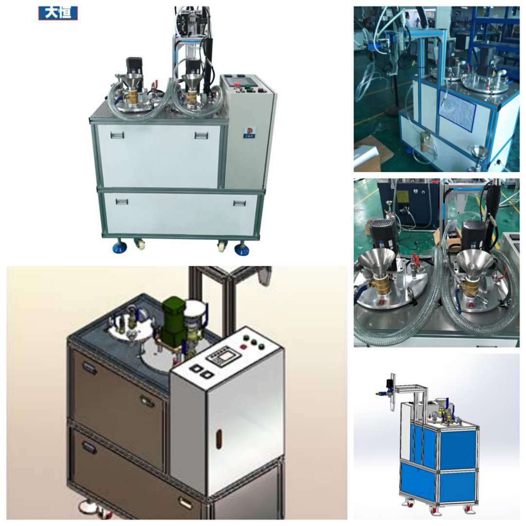 Compact Meter Mix Dispense System for Epoxy Adjustable Mixing Ratio and Performance