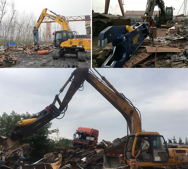BY-CS350RT Hydraulic scrap metal shears for 30-40T excavator used/Demolition Attachments/made by china