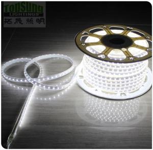 Wholesale 50m high CRI waterproof flexible led strip light 5050 smd 240VAC white strips ribbon from china suppliers