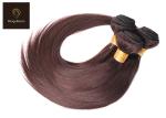 PenguBoom 16inch Color 2 Hair Bundles Dark Brown Human Hair Weave