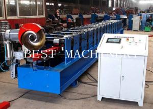 Wholesale Round Shape Rainspout Downspout Roll Forming Machine 0.5mm Material PPGI and GI Steel from china suppliers