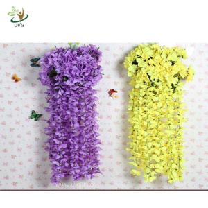 Wholesale UVG Artificial Flower Arrangements Christmas Wreath Plastic Wisteria Blossom for Party from china suppliers