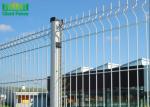 Countryard Peach Post Iron Steel Wire 3d Mesh Fence