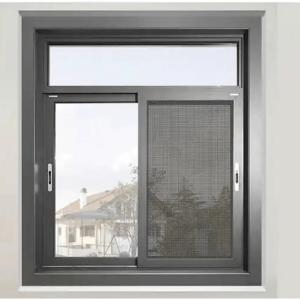 Wholesale Wood Crate Packing Aluminum Sliding Window with Double Pane Tempered Clear Glass from china suppliers