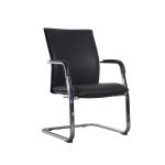 2mm Tube Revolving Computer Desk Chair Staff 3d Adjust Without Wheels BIFMA