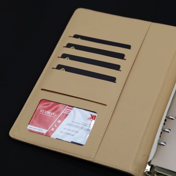 142 X 208mm 6 Ring Binder Planner , Fabric Cover Material Custom Personal Organizer