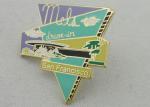 Metal Zinc Alloy Drive-in Imitation Hard Enamel Pin, Promotional Lapel Pins with