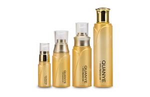 China Golden Pearl Plastic Lotion Bottles Set For Beauty Products , Airless Lotion Bottle on sale