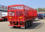 Condition 3/4 Axle Fence Trailer Truck Cargo Semi Trailer 12/16 Tires