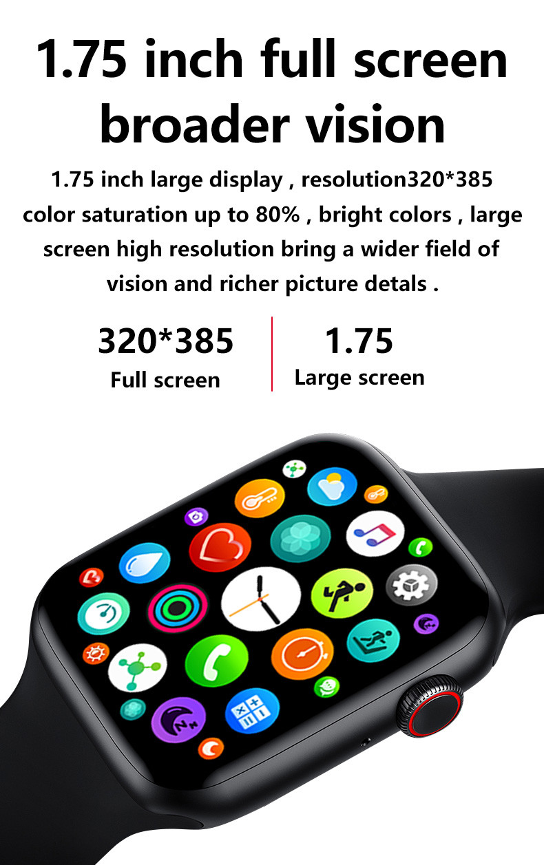 Game Smart Watches New Arrivals 2019 2021 T500+ Plus Smart Watch Time Weather Forecast I Watch Series 6 Smartwatch T500+