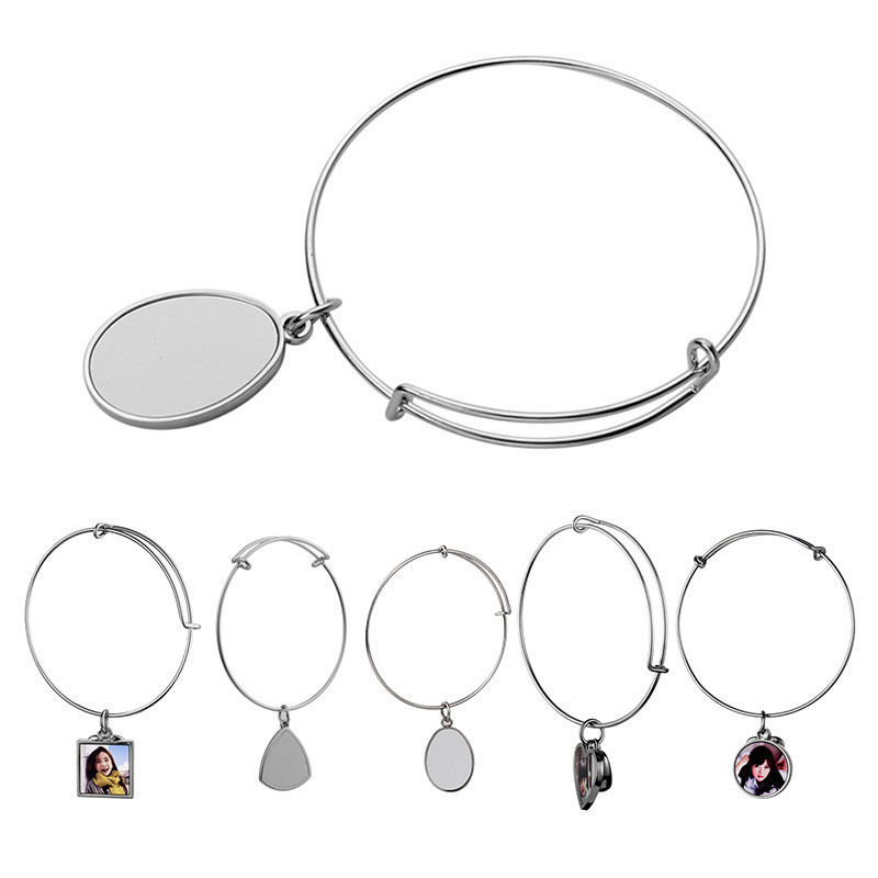 Personalized Sublimation Bracelet Blanks Custom Metal Bracelet For Sublimation Printing