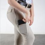 280gsm Children'S Equestrian Pants 6 To 15 Years Old Girls Full Seat Silicone