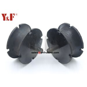 Buy cheap Black Rubber Bobbin Mounts Small Anti Vibration Sandwich Mounts from wholesalers
