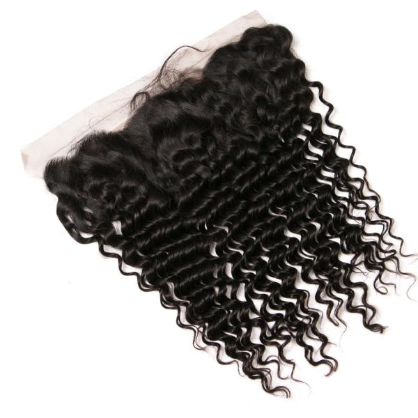 Brazalian Human Hair 13x4 Lace Closure , Ear To Ear Lace Front Closure 130%