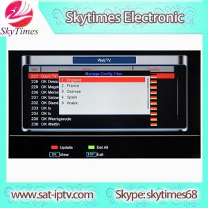 Wholesale web tv satellite tv receiver HD openbox V8S HD youtube facebook twitter from china suppliers