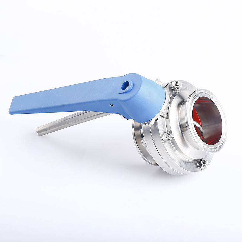 Attractive SS304/SS316 Type Black Trigger Handle Butterfly Valve for DN20-200 Port Size