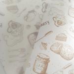 45gsm Unbleached Butter Greaseproof Paper Parchment Cheese Wrapping Paper