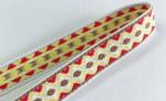 4" Bright Color Embroidered Vintage Jacquard Ribbon Trim
