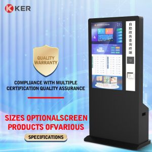 Government Service Terminal Cheque Scanner Document Scanning Self Service Kiosk
