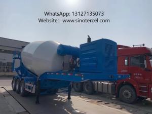 Wholesale Semi Trailer Mixers Unrivaled Efficiency In Material Blending 3 Axles 20CBM from china suppliers