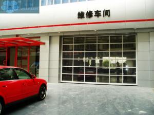 Wholesale Thermal Insulated 40mm 0.35mm Steel Full View Garage Doors from china suppliers