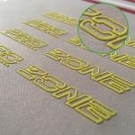 Sustainable 3D Silicone Heat Transfer Label For Clothing