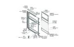 For 6 Person Aluminum frame with Farbic Office Furniture Workstations CD-T10