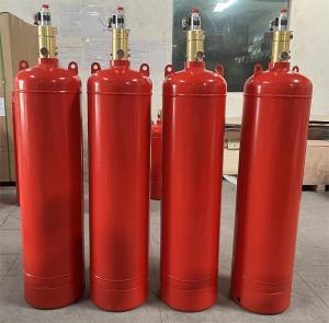 China Computer Room Fire Extinguisher FM200 Gas Cylinder 5.6MPa on sale