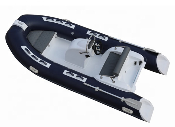 2022 rib rigid inflatable boat 13ft orca rib390C with back cabin and center console