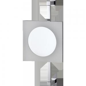China bath wall mounted square lighted makeup mirror on sale