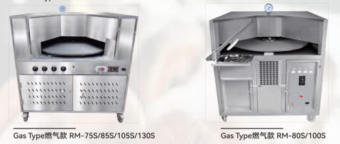 Electric Pita Oven Turn Table Natural Gas 220v Stainless Steel