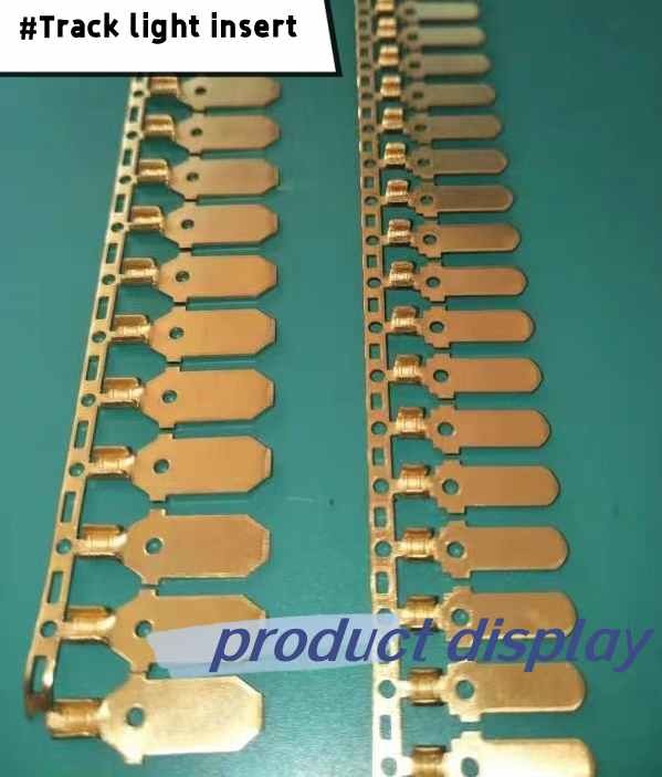 Supply 5.0 track light strip plug with terminal with hole to connect terminal track light pin