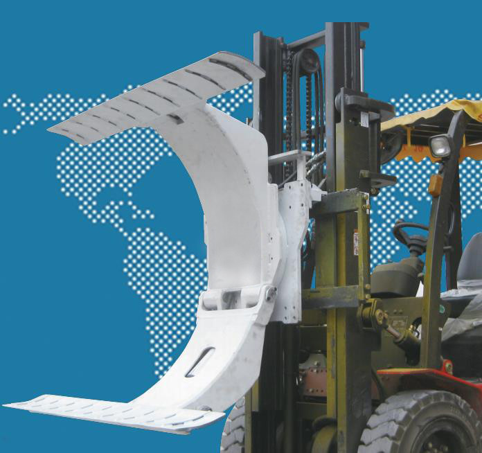 1ton To 4.5ton Forklift Tire Clamp Attachment Electric Forklift Parts