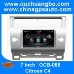 Ouchuangbo car audio 3D GPS navigation Citroen C4 S100 platform 3G Wifi radio