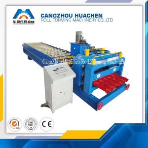 Wholesale PPGI Colored Glazed Tile Roll Forming Machine 380V 50HZ 3phase from china suppliers