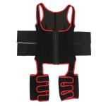9 Steel Bone Full Body Shaper High Waist Tummy And Thigh Shaper With Zipper