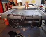 Soft Materials Cutting Machine with Tungsten Steel Blade 2500*1600mm Cutting