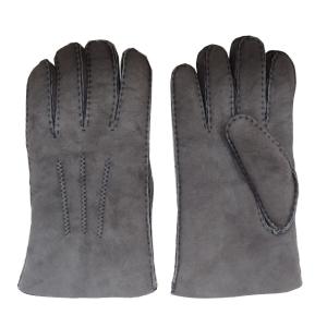 Wholesale Spanish Merino Sheepskin Double Face Leather Winter Gloves Hand Sewn Men Gloves from china suppliers