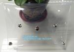 Transparent Clear Vinyl PVC Clutch Bag Made In China, PVC Jelly Clear Clutch