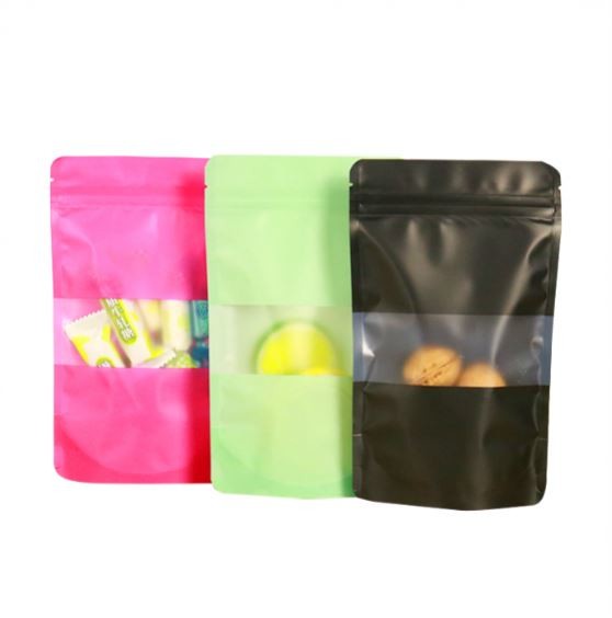Customized Food Grade Zip Pouch Heat Seal Stand Up Bag for Nut Snack