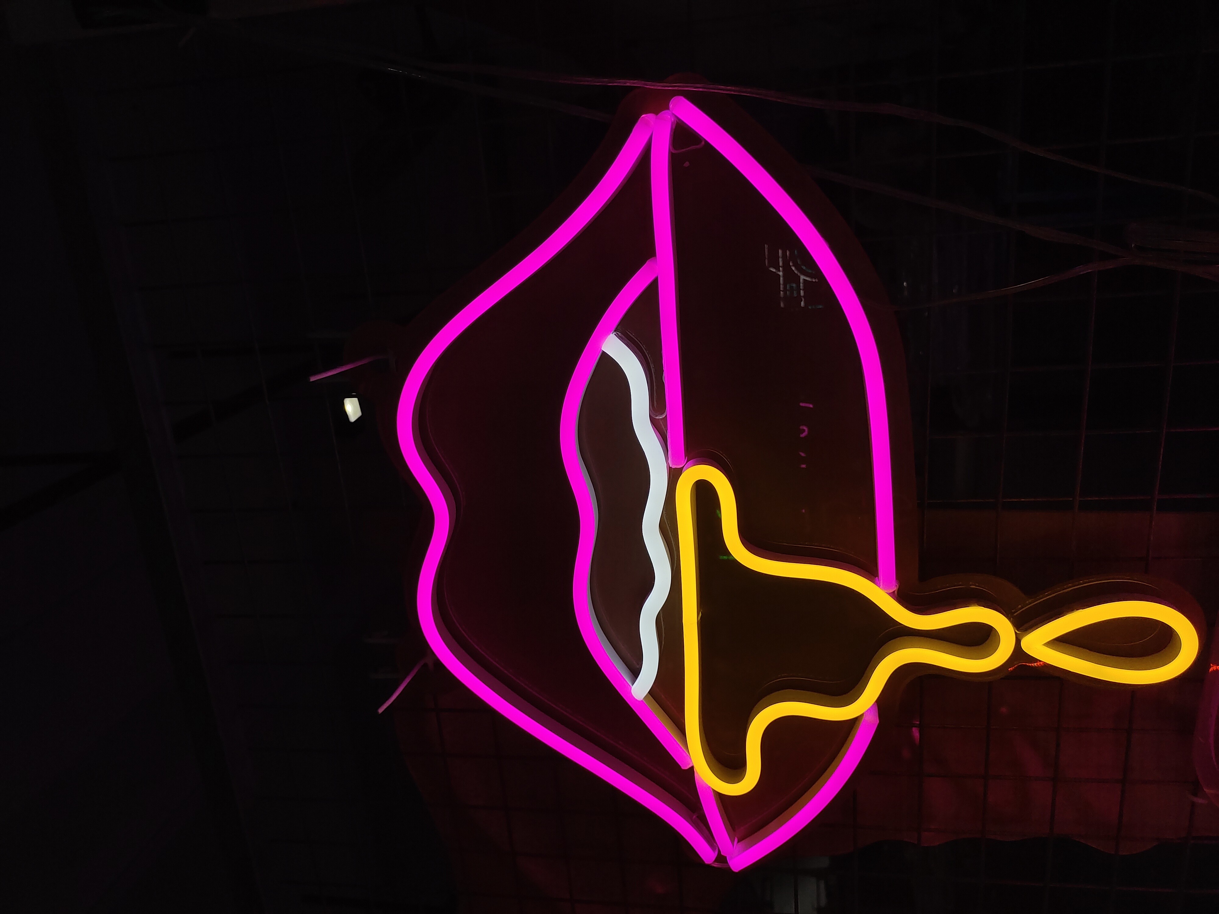 Vasten Lip Mouth Custom Neon Signs cafe drawing room neon lighting