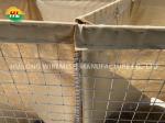 Military Heavy Galvanized Hesco Defensive Barriers 4mm 50x50mm Wall