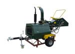 Hydraulic Feeding Diesel Wood Chipper , 40HP Tree Shredders Chippers
