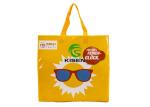 Yellow Woven Carry Bags Handle Type With Your Own Logo OEM / ODM Accepted