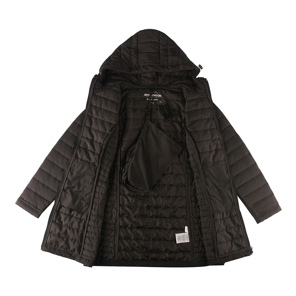 Stockpapa Custom Ladies Longline Padded Jacket M L XL 2XL 3XL Size