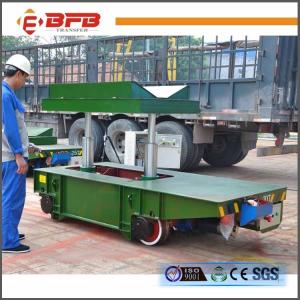 Wholesale Hydraulic Lifting System Motorized Rail Cart , Material Transfer Trolley Aluminium Coil Cart from china suppliers