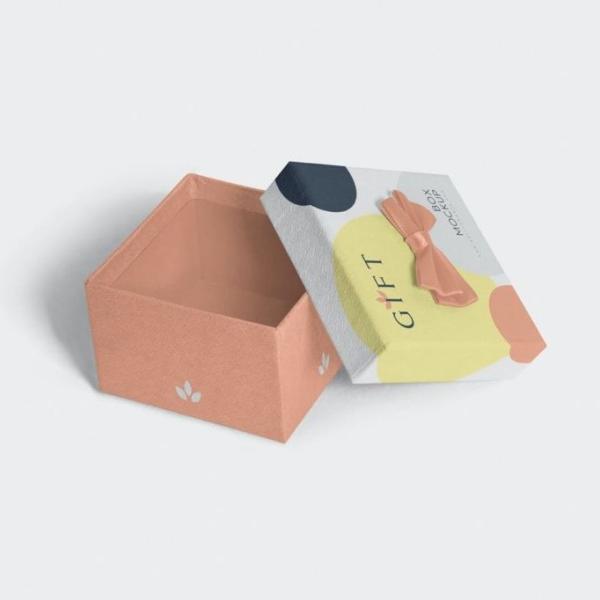 Wholese Best Price Rigid Cardboard Paper Pink Necklace Earring Ring Box for