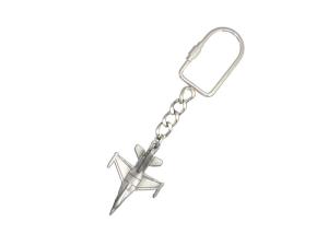 Wholesale Zinc Alloy Die Casting Full 3D Promotional Keychain, F-15 Key Chain with Customized Logo from china suppliers